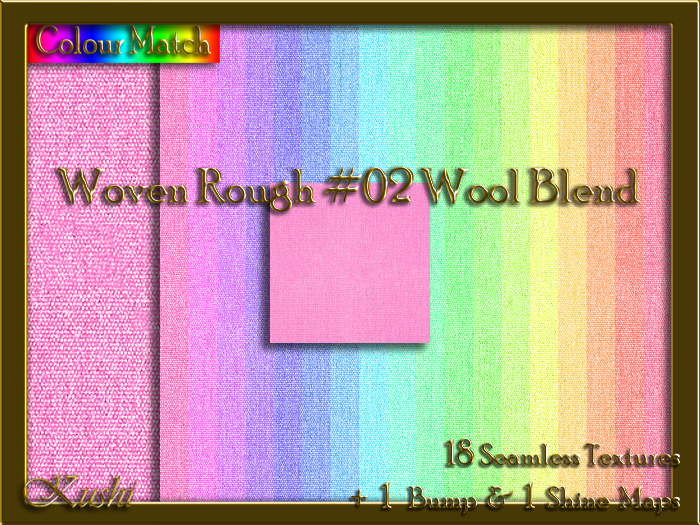 Woven Rough #02 WOOL BLEND Texture Pack