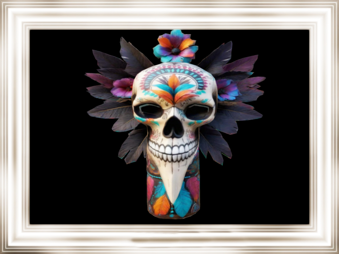 HB: Skull Totem Statue FuLL PERM