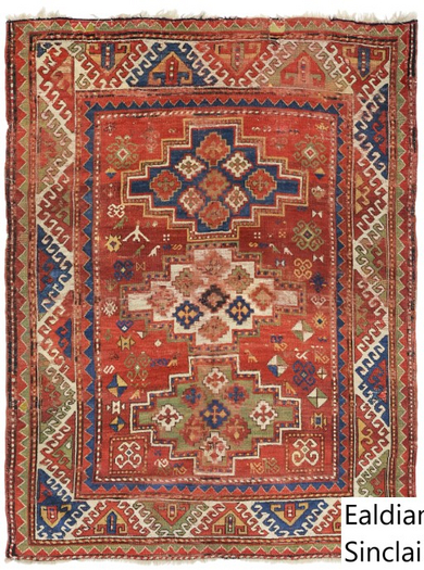 Antique Kazak Rug