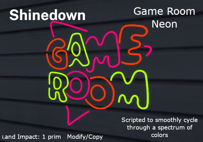 Shinedown - Game Room - Neon