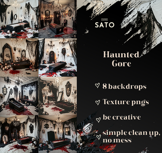 SATO - Haunted Gore Backdrops (UNPACK)