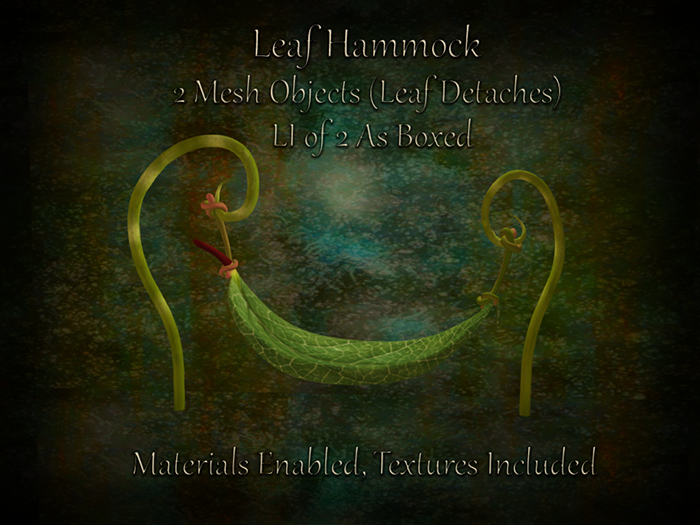 Fantasy Bad Katz Leaf Hammock Full Perm
