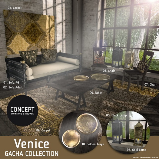 Concept} 01. Venice Sofa PG - RARE