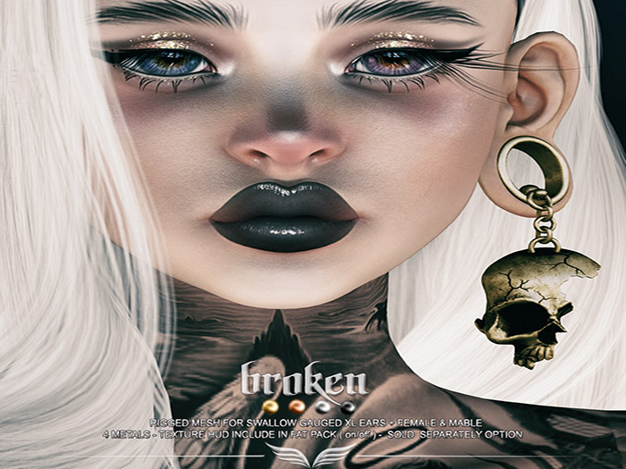 A*S BROKEN_^^Swallow^^Gauged XL Ears _FATPACK_(wear me)