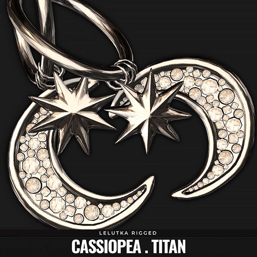 [BL] The Cassiopea earrings // titan