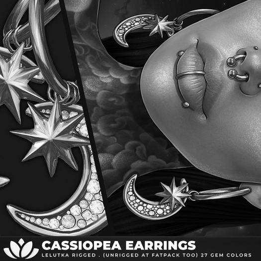[BL] The Cassiopea earrings // FATPACK DEMO