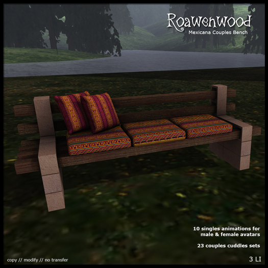 {RW}  Mexicana Couples Bench