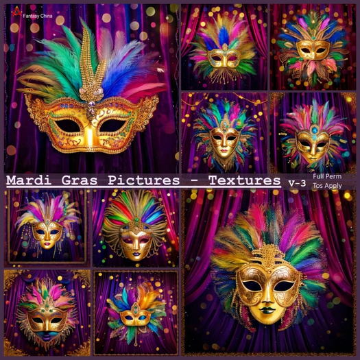 Mardi Gras Textures
