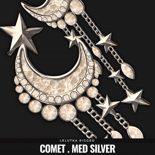 [BL] The Comet earrings // med silver