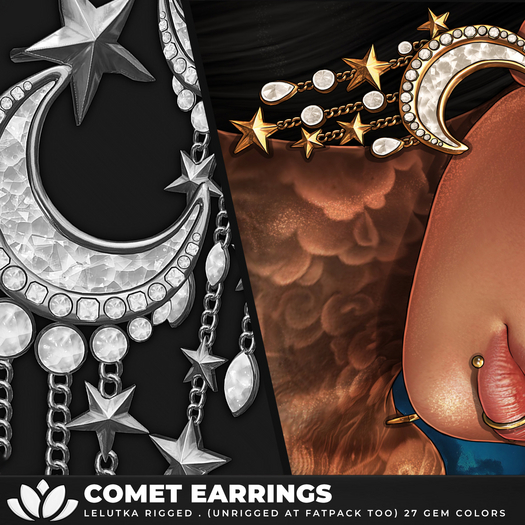 [BL] The Comet earrings // FATPACK