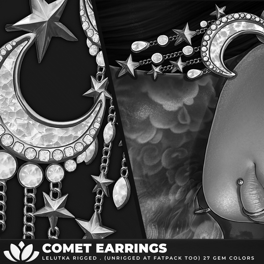 [BL] The Comet earrings // FATPACK DEMO