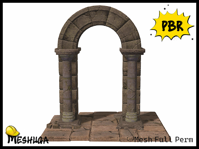 Meshuga PBR Landscape - Broken Arch FULL PERM MESH