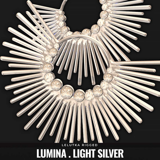 [BL] The Lumina earrings // light silver