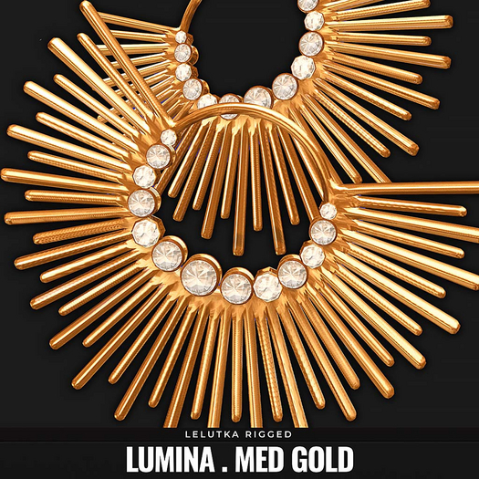 [BL] The Lumina earrings // med gold