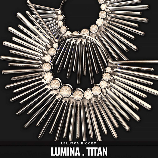 [BL] The Lumina earrings // titan