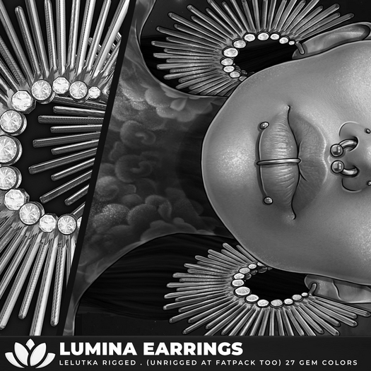 [BL] The Lumina earrings // FATPACK DEMO