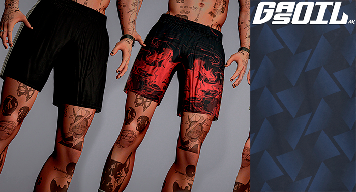 [GL - inc.] - Graham Shorts Abstract Blue Gift