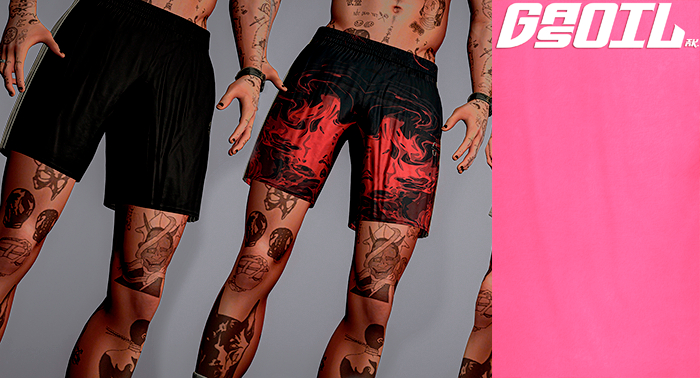 [GL - inc.] - Graham Shorts Pink