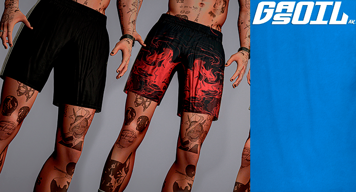 [GL - inc.] - Graham Shorts Blue