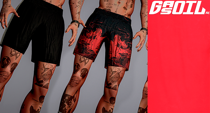 [GL - inc.] - Graham Shorts Red