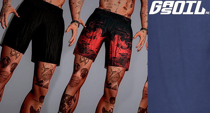 [GL - inc.] - Graham Shorts Dark Blue