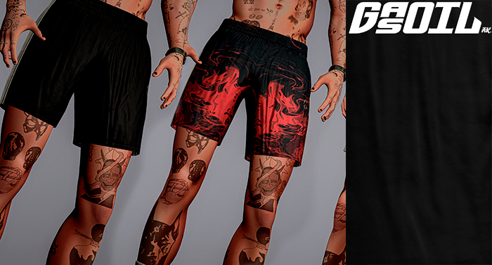 [GL - inc.] - Graham Shorts Black