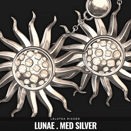 [BL] The Lunae earrings // med silver