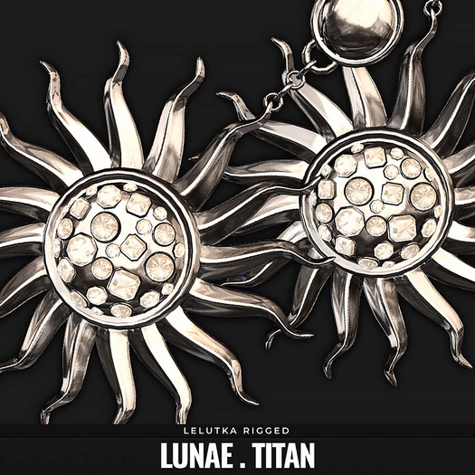 [BL] The Lunae earrings // titan