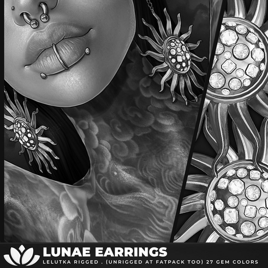 [BL] The Lunae earrings // FATPACK DEMO