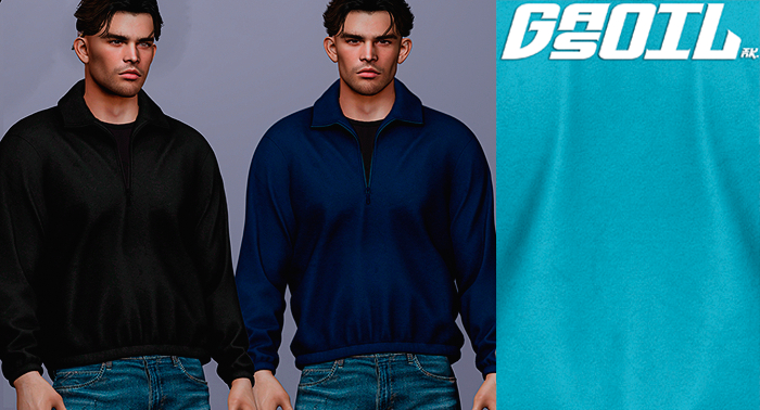 [GL - inc.] - Jeremy Fleece jumper Azure