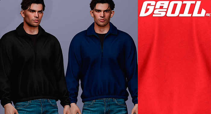 [GL - inc.] - Jeremy Fleece jumper Red