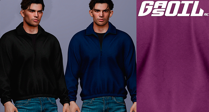 [GL - inc.] - Jeremy Fleece jumper Violet