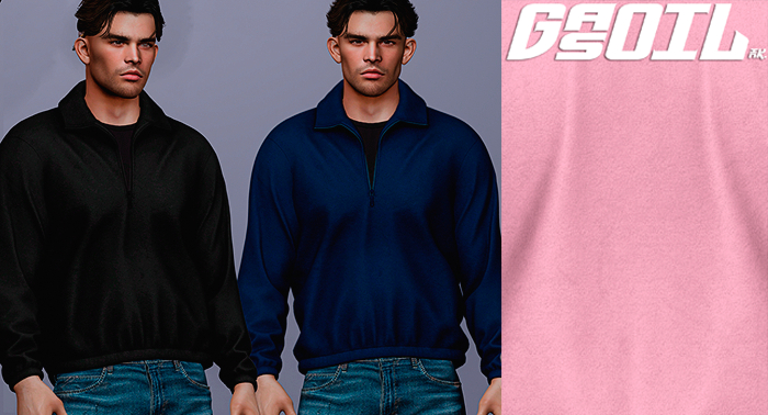 [GL - inc.] - Jeremy Fleece jumper Pink