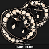 [BL] The Orion earrings // black