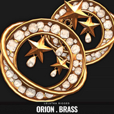 [BL] The Orion earrings // brass