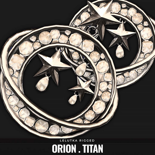[BL] The Orion earrings // titan