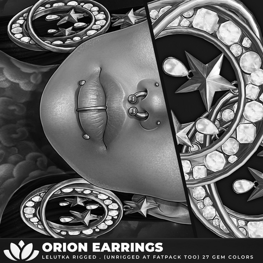 [BL] The Orion earrings // FATPACK DEMO