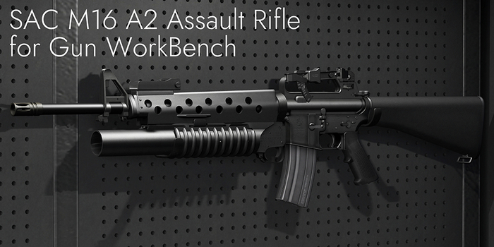 MESH[SAC] M16 A2 Display Model for WB v1.10 Box