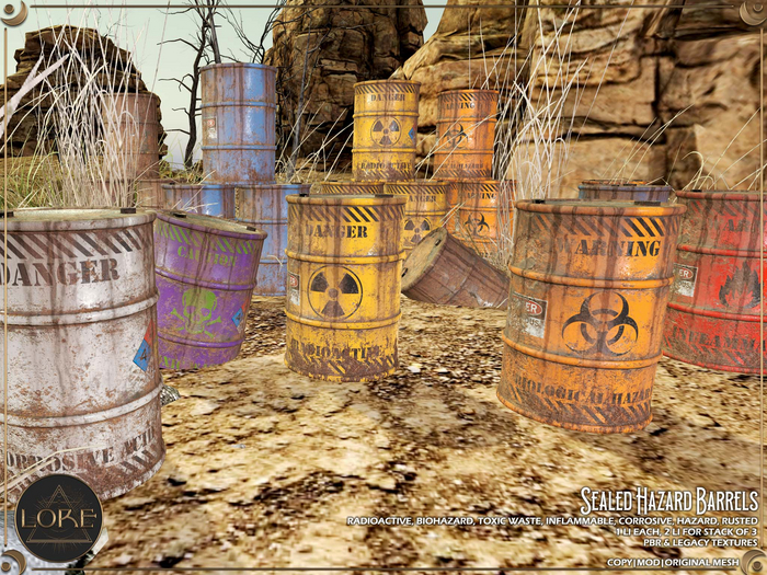 LORE Sealed Hazard Barrels 