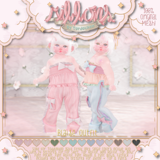 {Ribbons} Blaise Outfit - White {Box}
