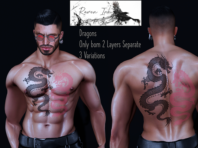 .:RaVen Ink:. Dragons