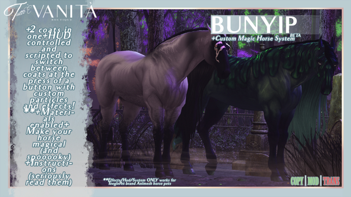 BUNYIP the magic HALLOWEEN horse