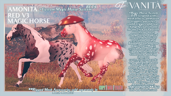 AMONITA RED MAGIC HORSE V3