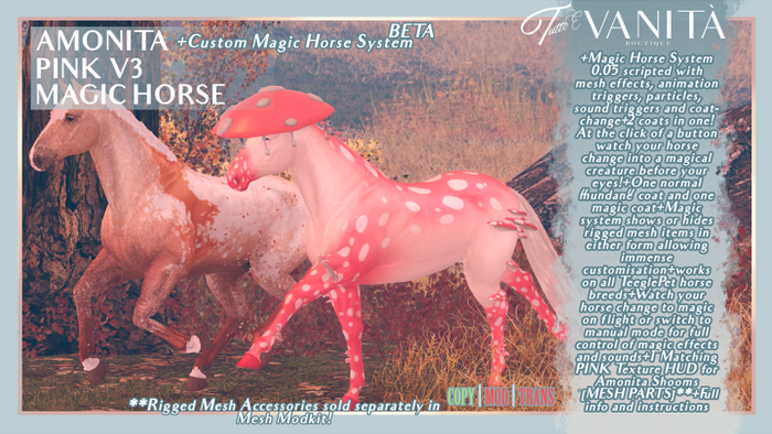 AMONITA PINK MAGIC HORSE V3