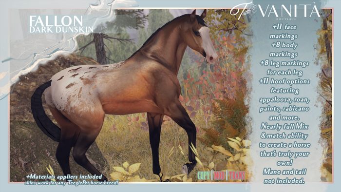 TEEGLEPET SKIN: FALLON DARK DUNSKIN