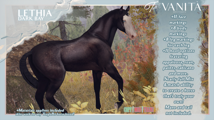 TEEGLEPET SKIN: LETHIA DARK BAY