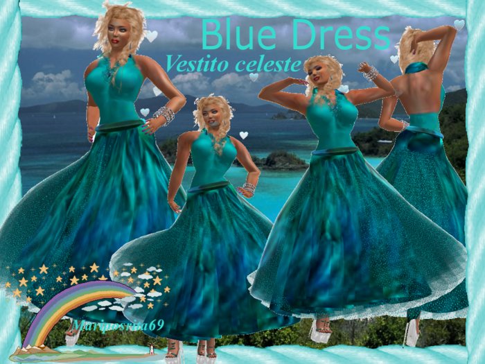 Blue dress