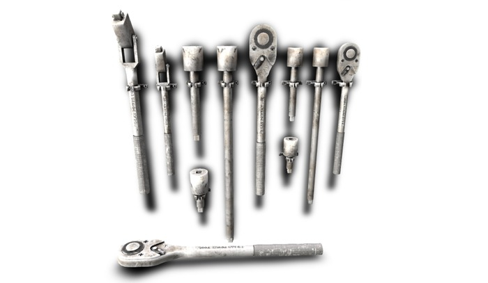 04 D-LAB TOOLS 04 socket wrench handle