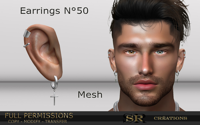 Earrings n 50 Full Permissions (RIGGED)  Box