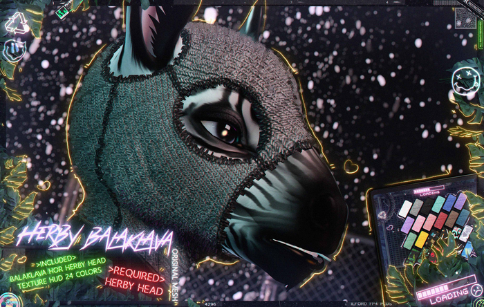 ✧AR✧ BALAKLAVA // HERBY